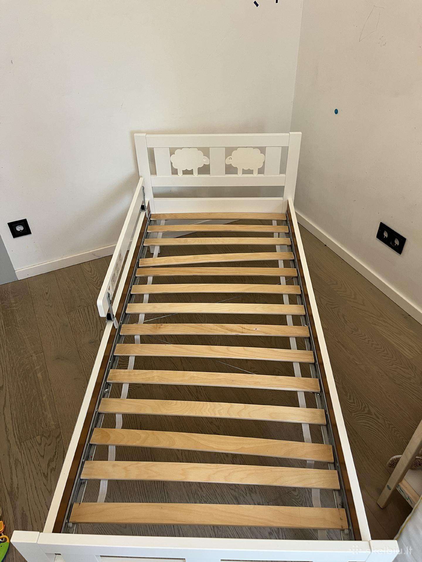 Ikea vaikiška lova su apsauga