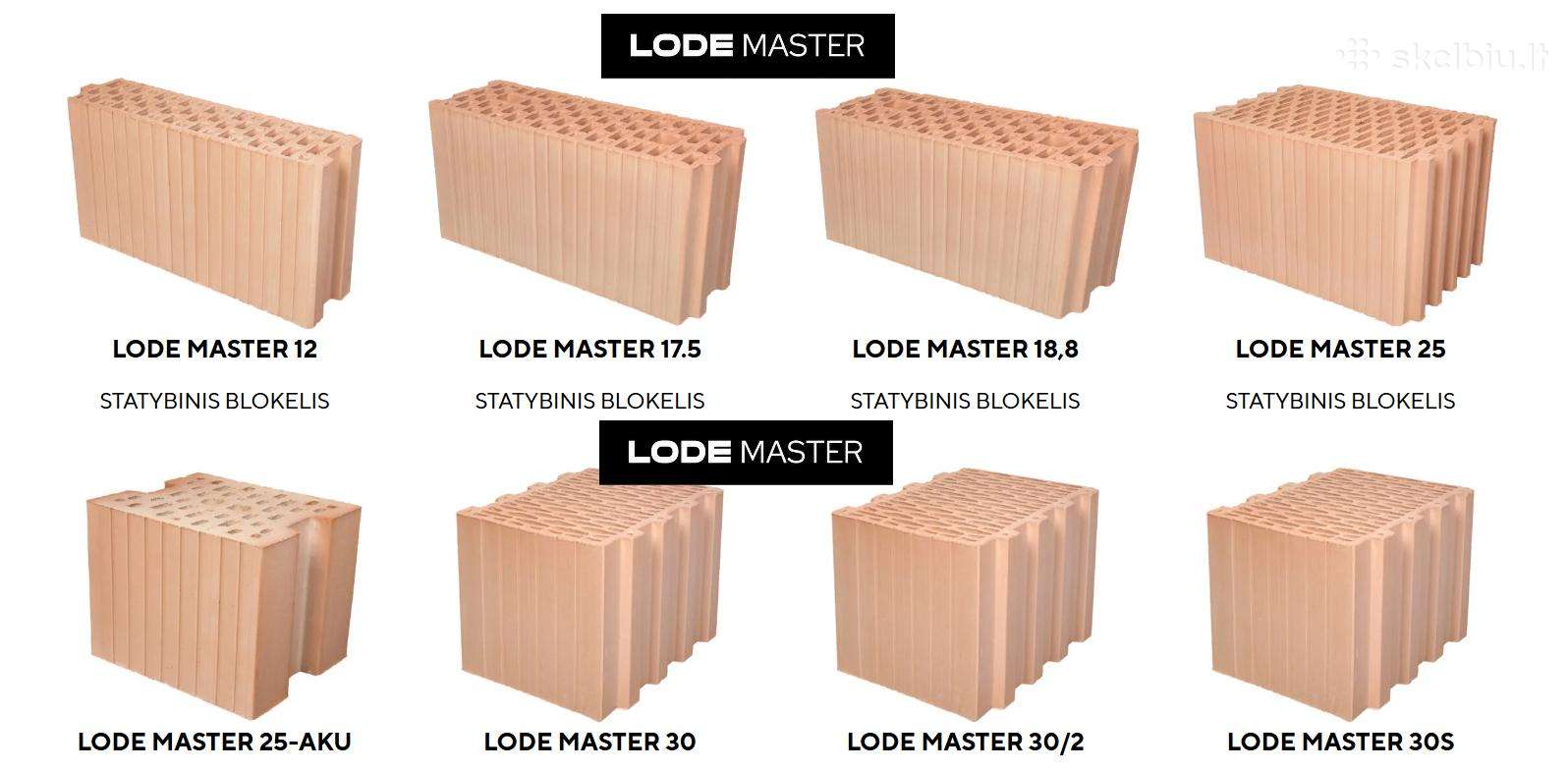 Keraminiai blokeliai Master (Lode)