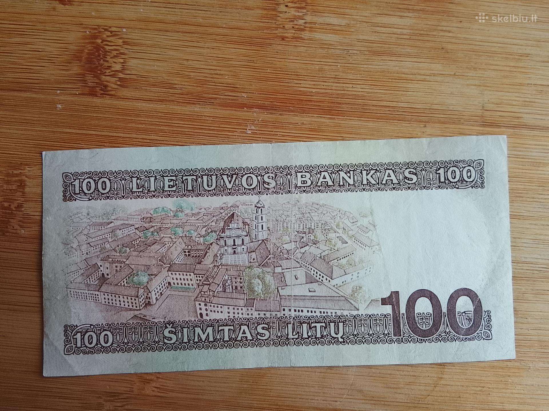 100 litų 1991m.