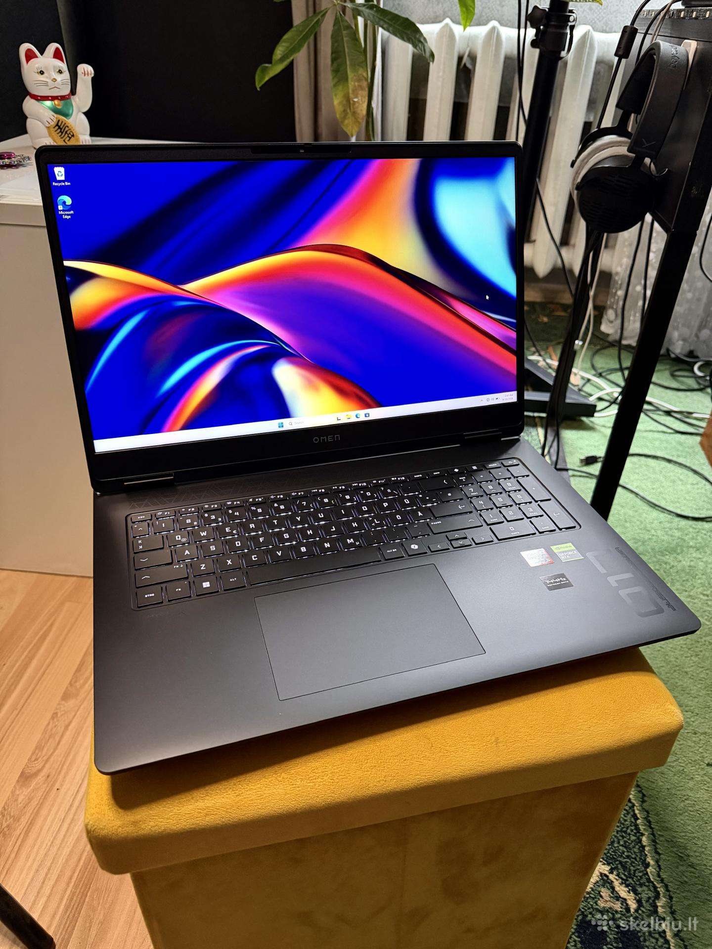 Galingas Hp Omen 17 naujas žaidimų kompiuteris