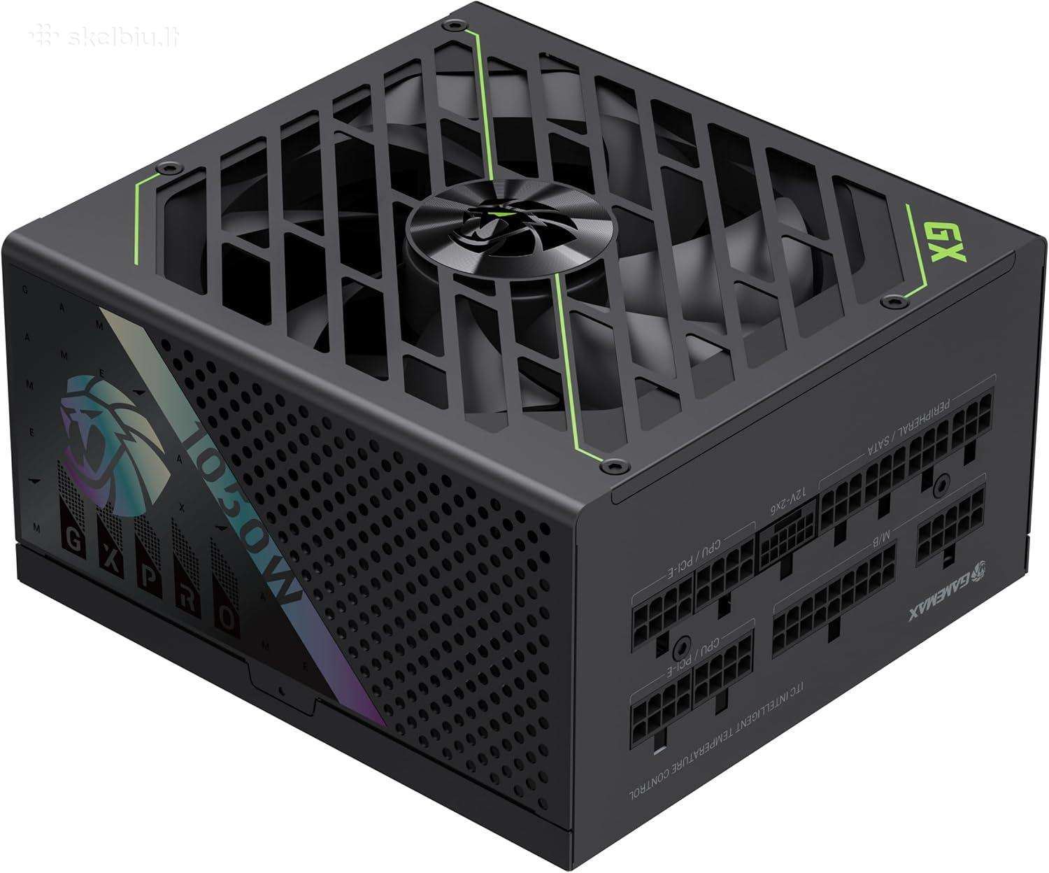 Gamemax GX 1050g Pro – 1050w 80+ Gold Naujas !