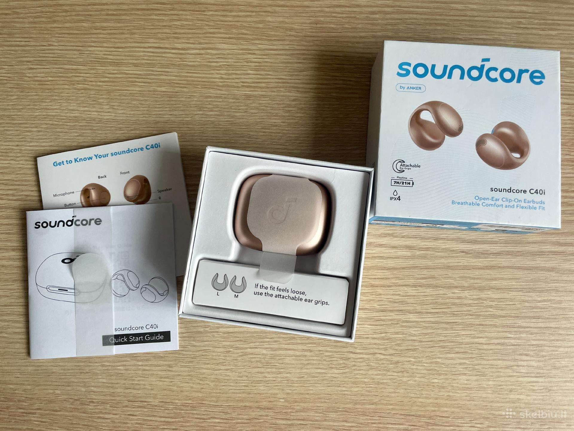 Anker Soundcore C40i Clip-on Open Earbuds