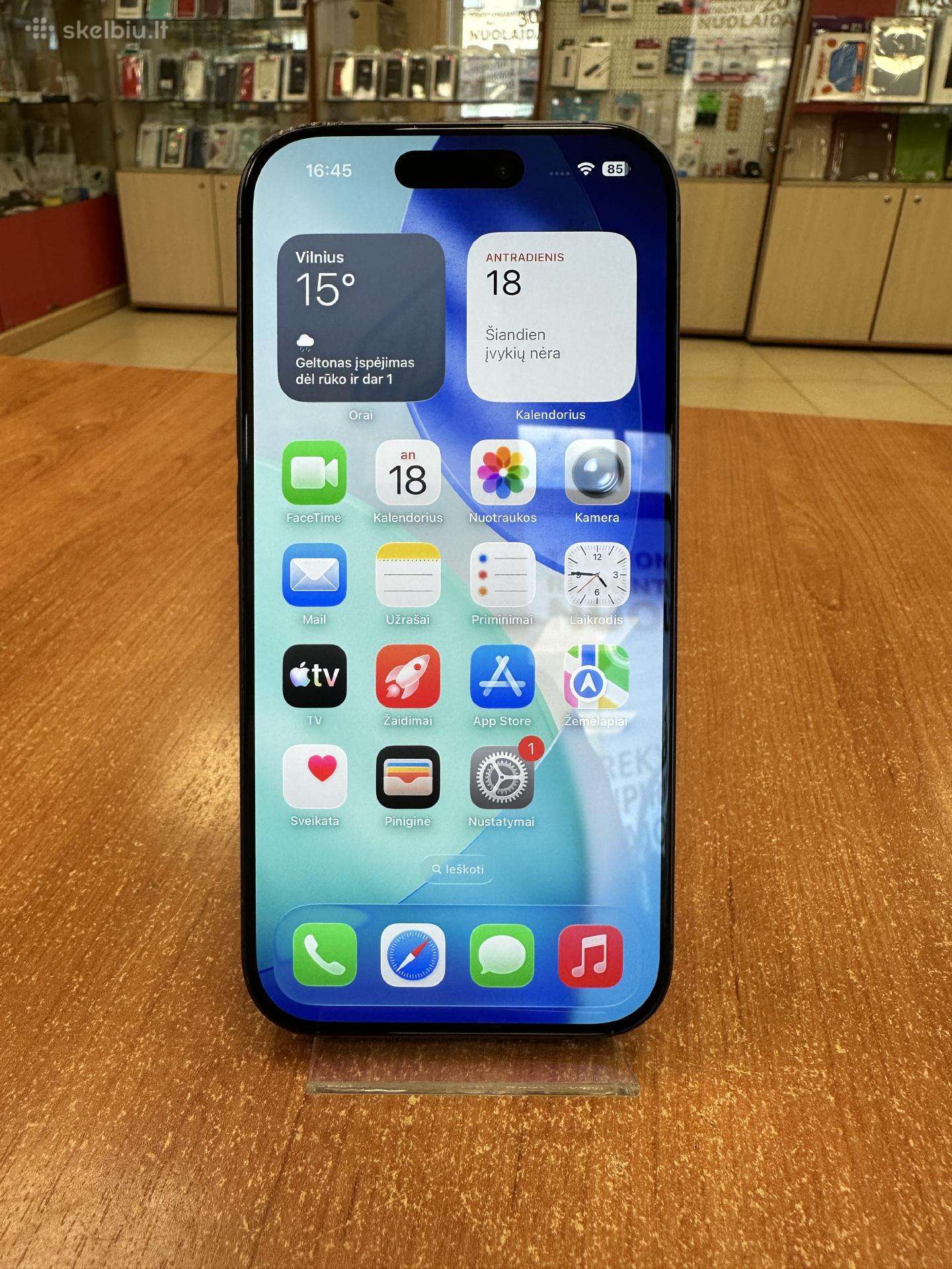 Apple iPhone 17 256 GB (Naudotas)
