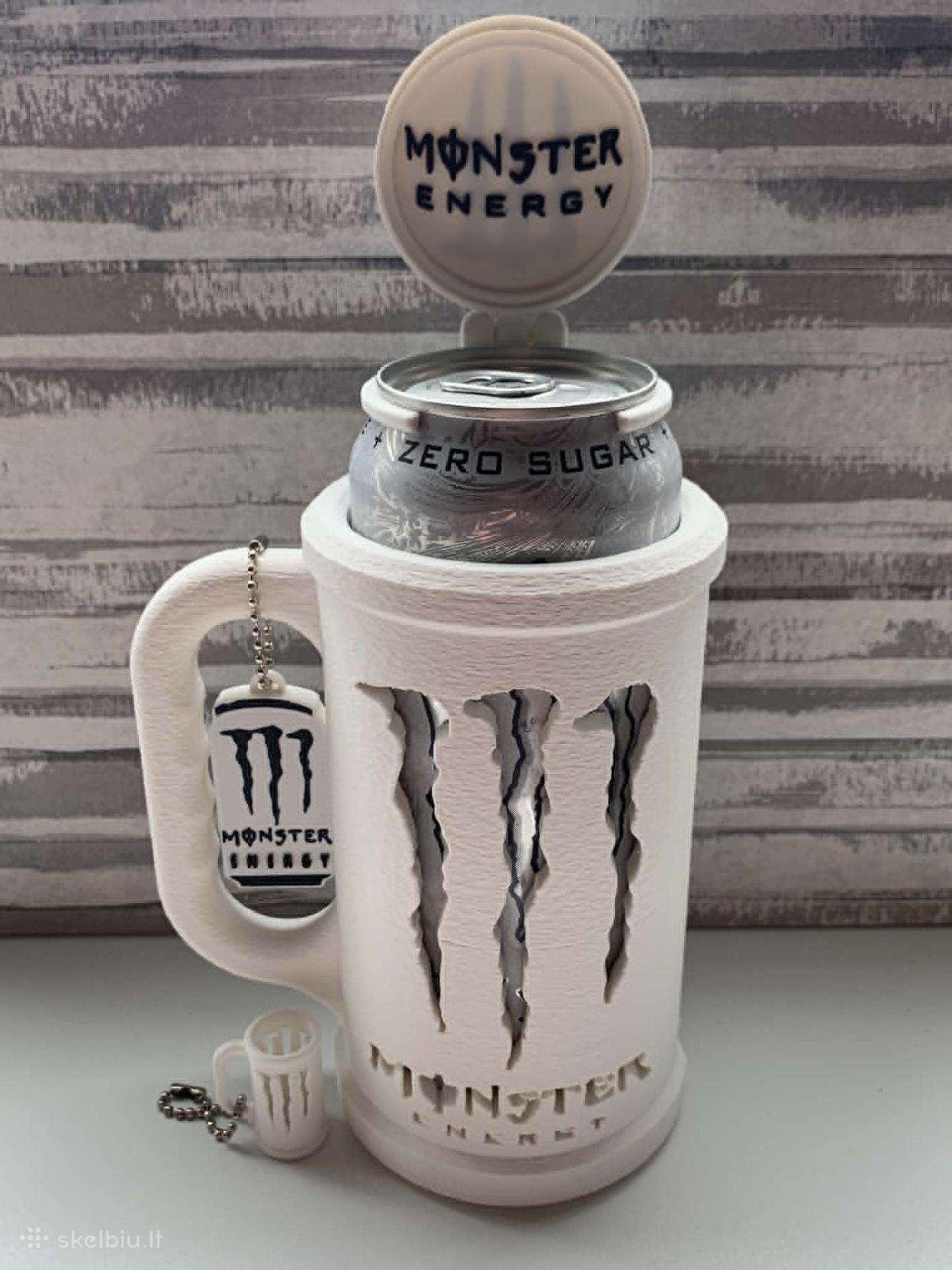 Monster Energy skardinės Dėklas Puodelis-rinkinys