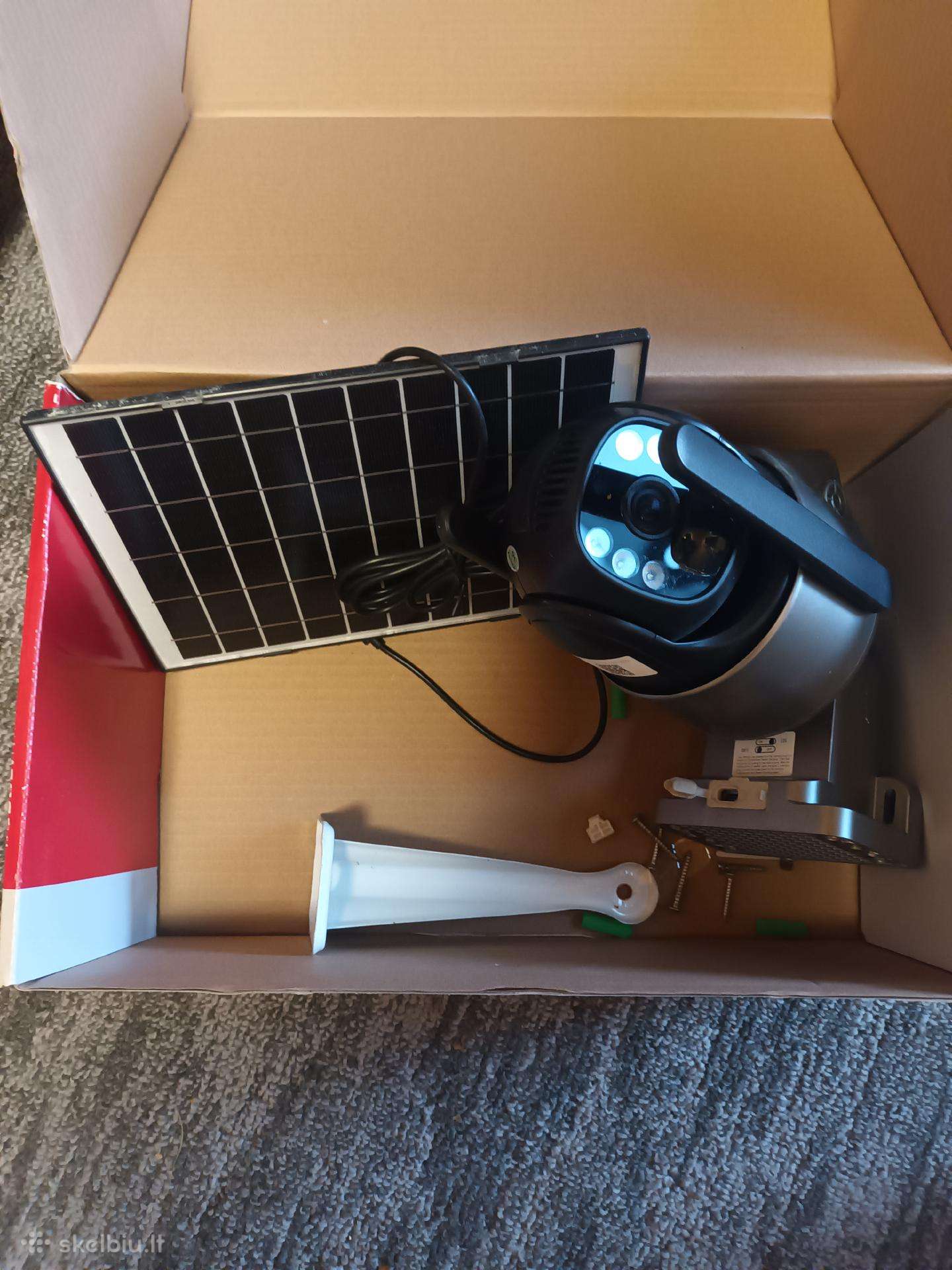 4G belaidė solar lauko stebėjimo kamera