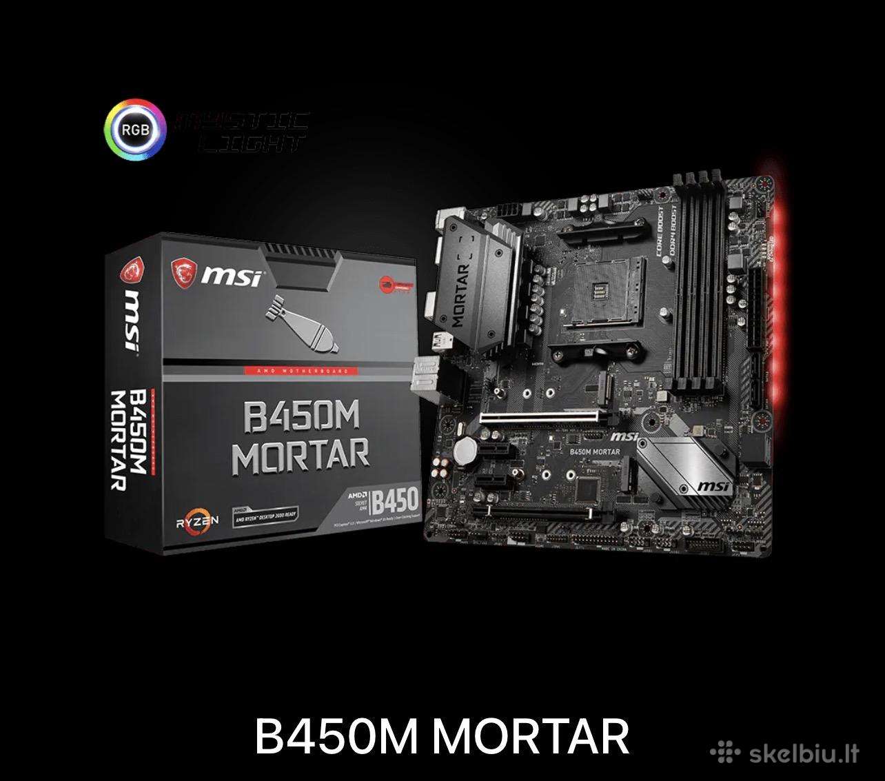 Msi B450m Mortar Neveikianti