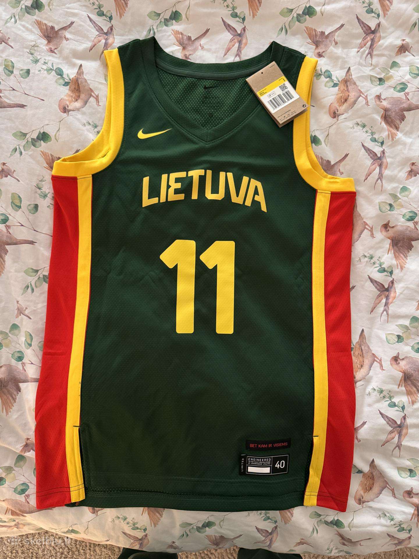 Lietuva krepšinio maikutė
