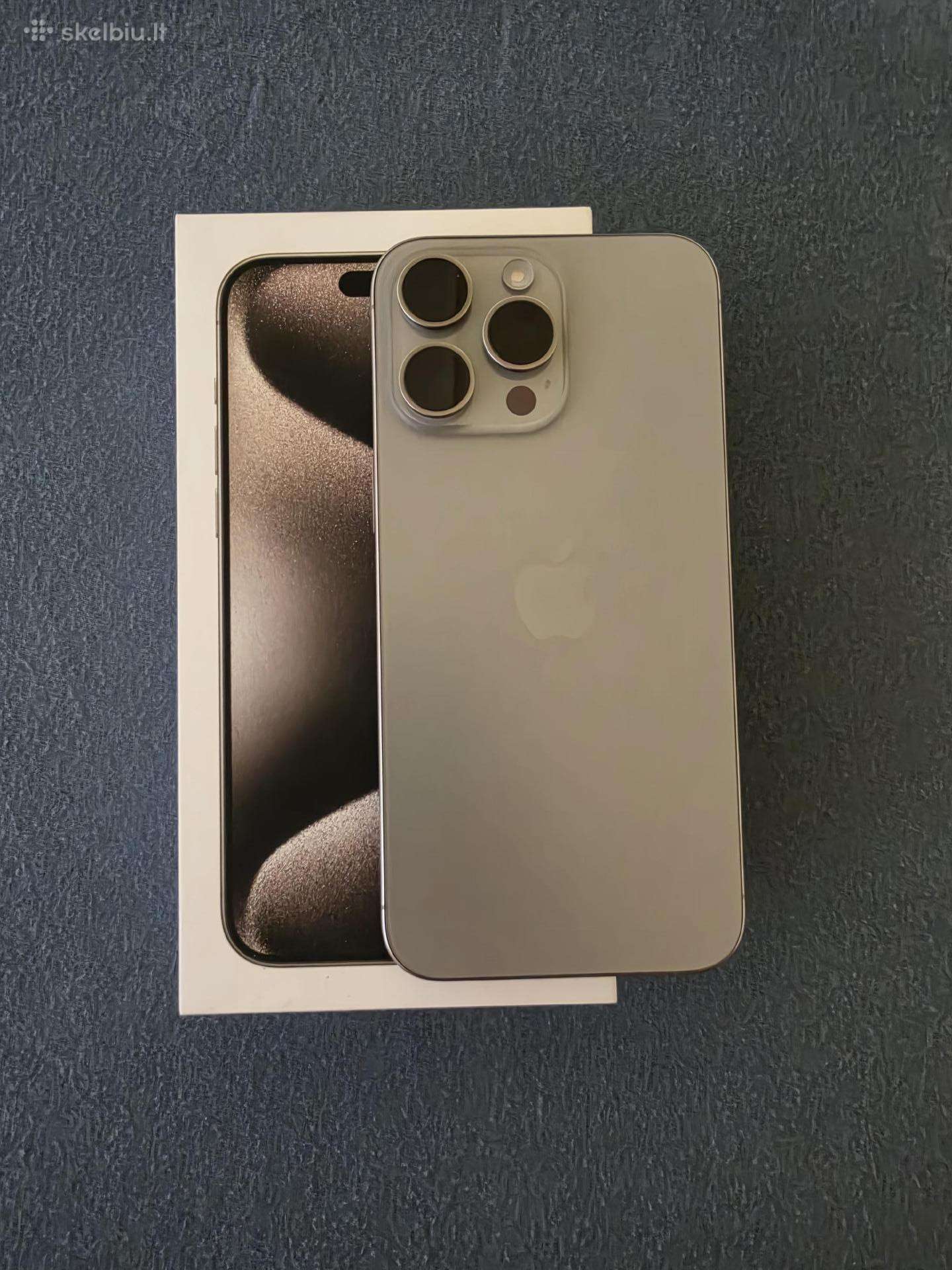 Apple iPhone 15 Pro Max Natural Titanium 256gb