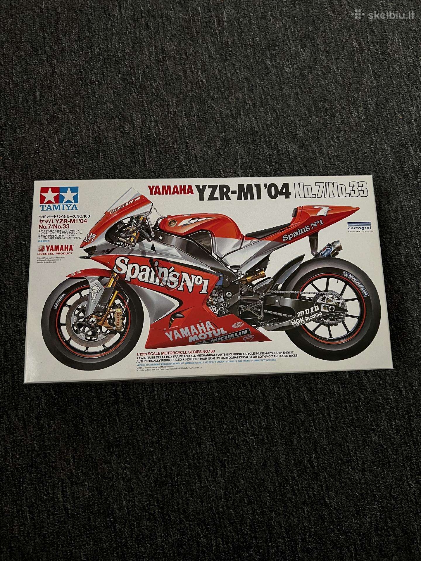 Tamiya yamaha modeliukas