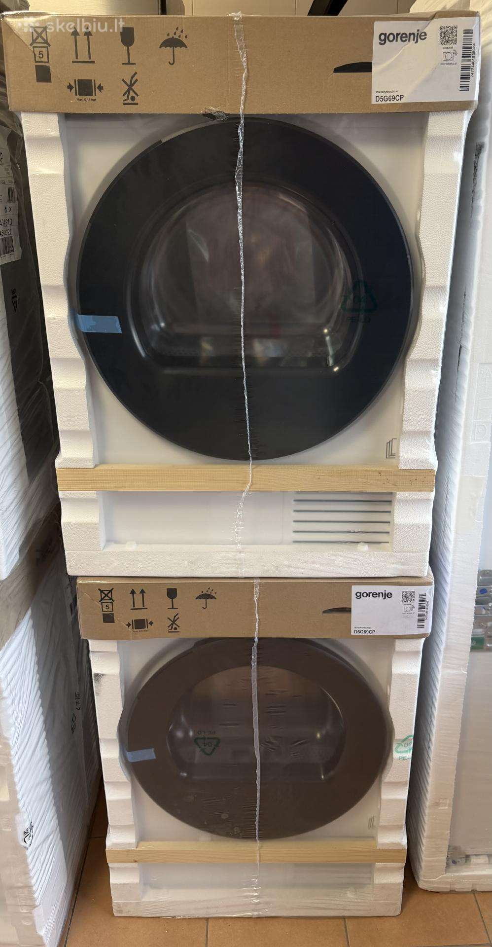 Gorenje 9 kg šilumos siurblio džiovyklės, inverter