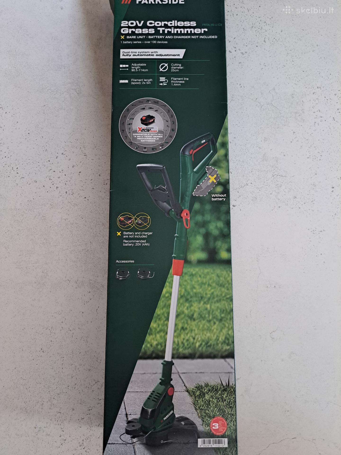 Parkslide 20v trimeris