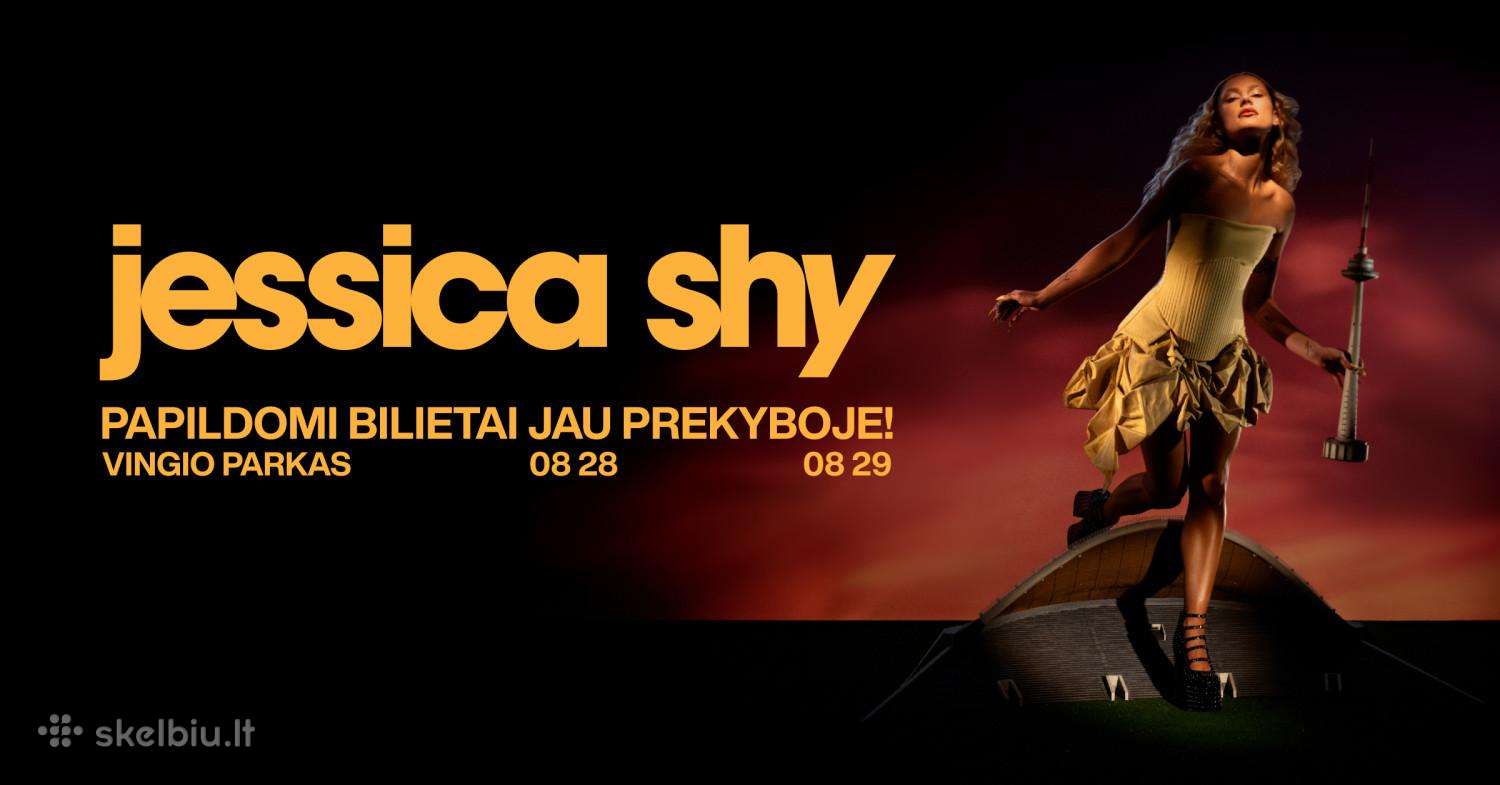Parduodame 2 bilietus į 08.28 Jessica Shy koncertą