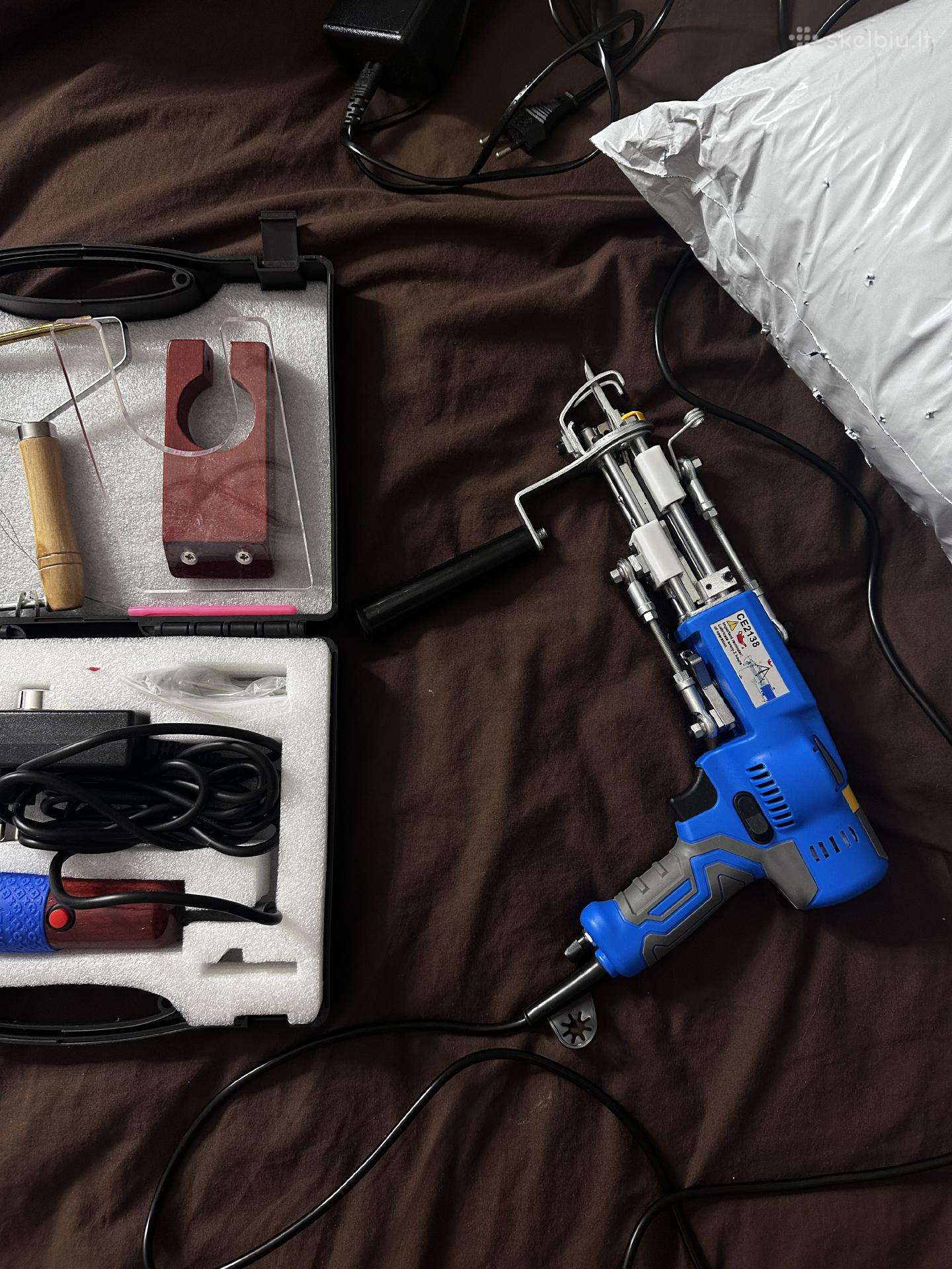 Tufting gun Ak-v + Vilna ir viskas ko reikia