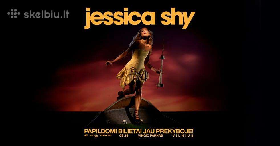2x bilietai į Jessica Shy 08-29