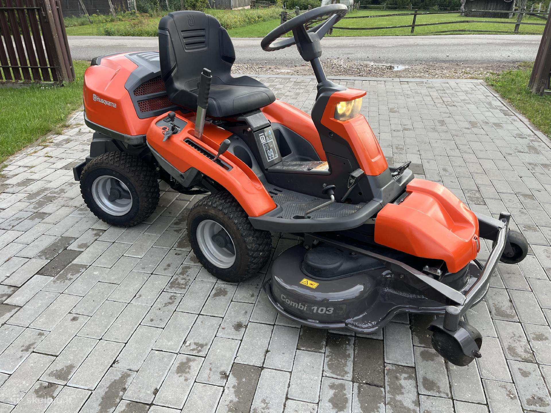 Husqvarna rider 320 Awd sodo traktoriukas