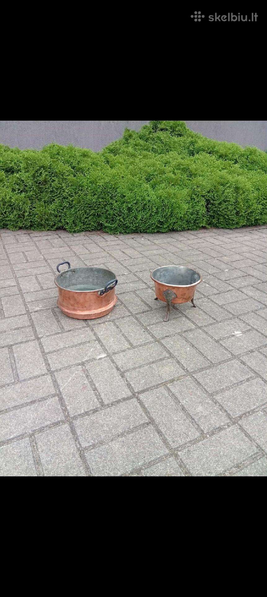 Senoviški dideli variniai gražus puodas /indas