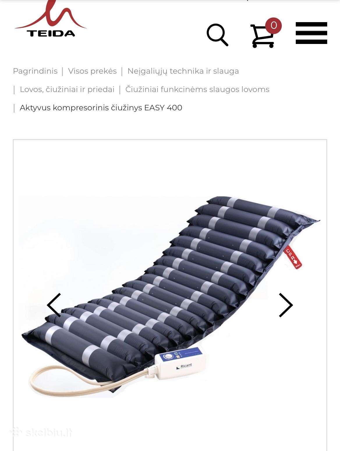 Aktyvus kompresorinis čiužinys Easy Mf-400