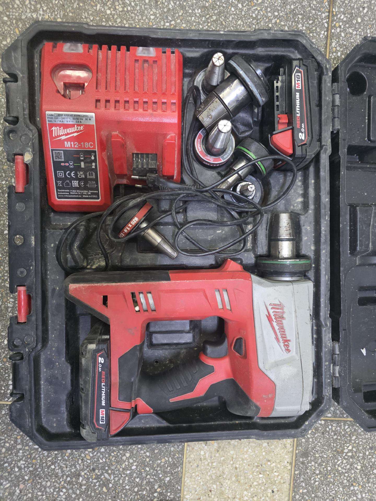 Milwaukee Hd18 Pxp“ vamzdžių plėstuvo komplektas