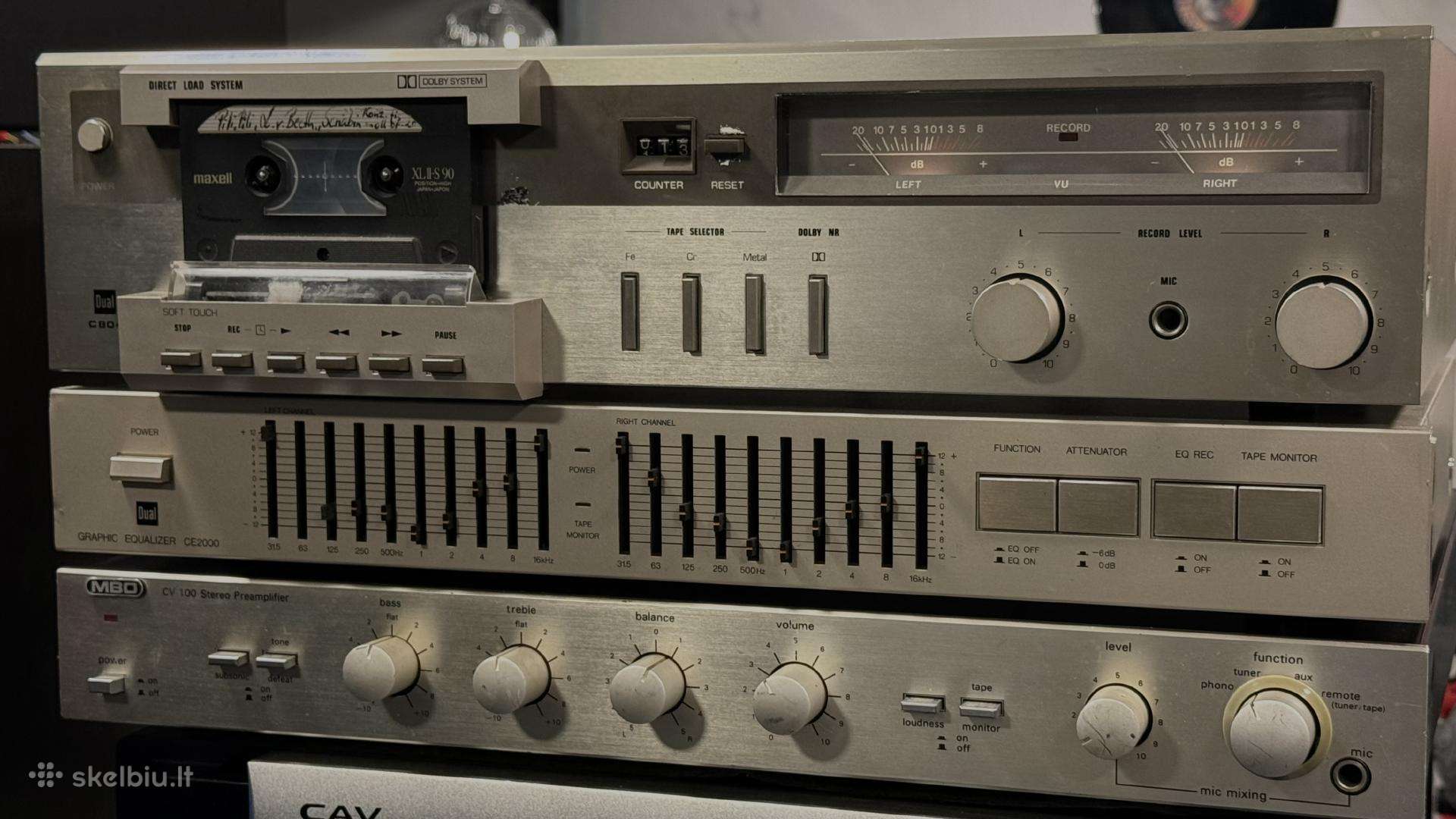 Dual C804 / kasetinės dekos / magnetolos