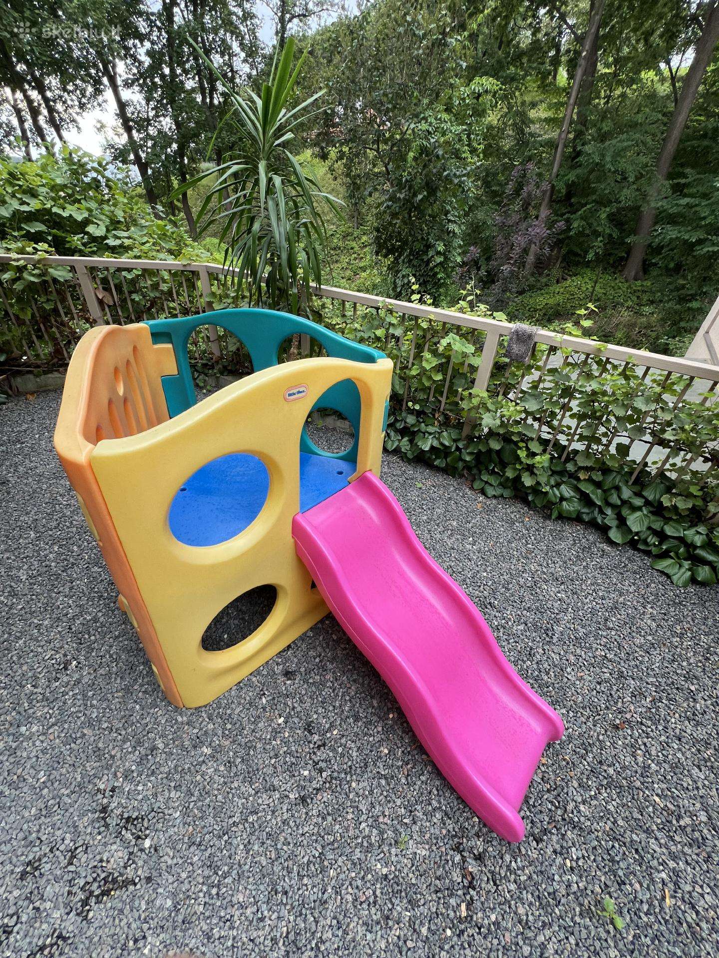 Little Tikes didelė žaidimų aikštelė su čiuožykla