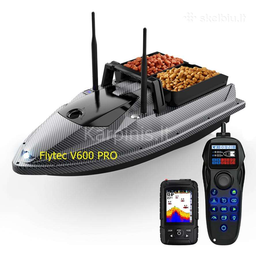 Flytec V600 Pro laivelis su GPS ir Echolotu 300 m