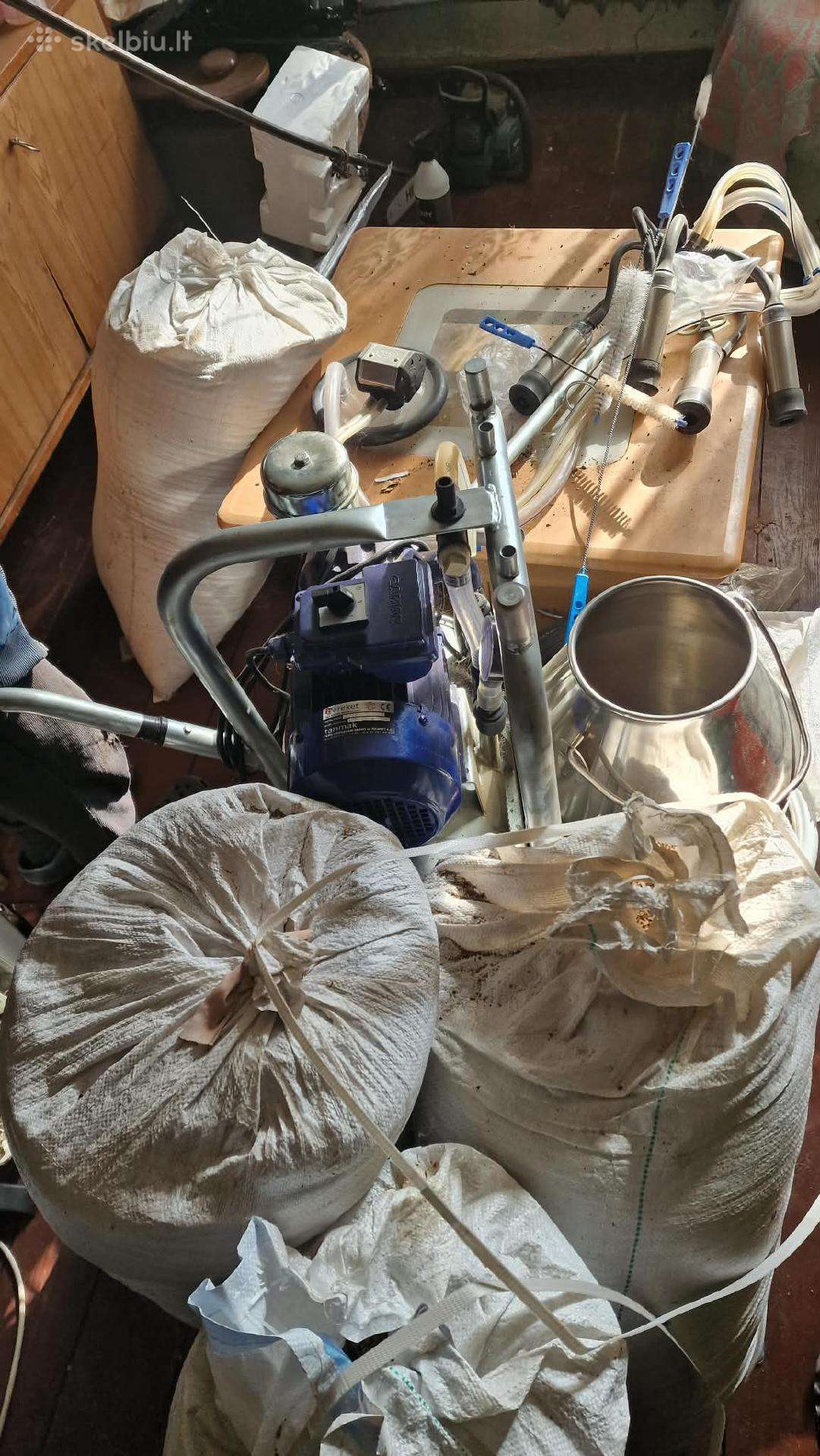 Melzimo aparatas bereket nenaudotas.