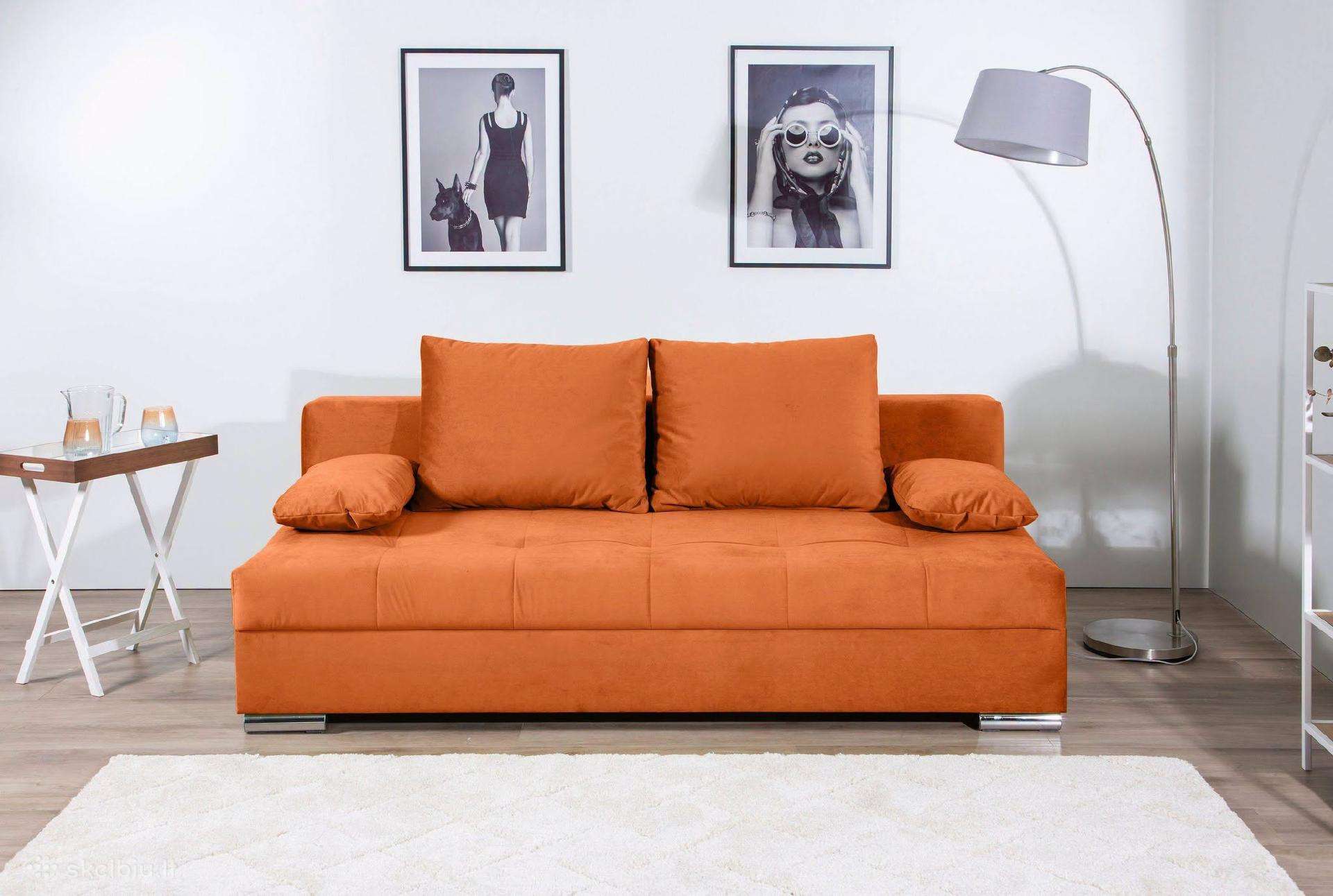 Sofa-lova Tania su lovos funkcija ir patalynės dė