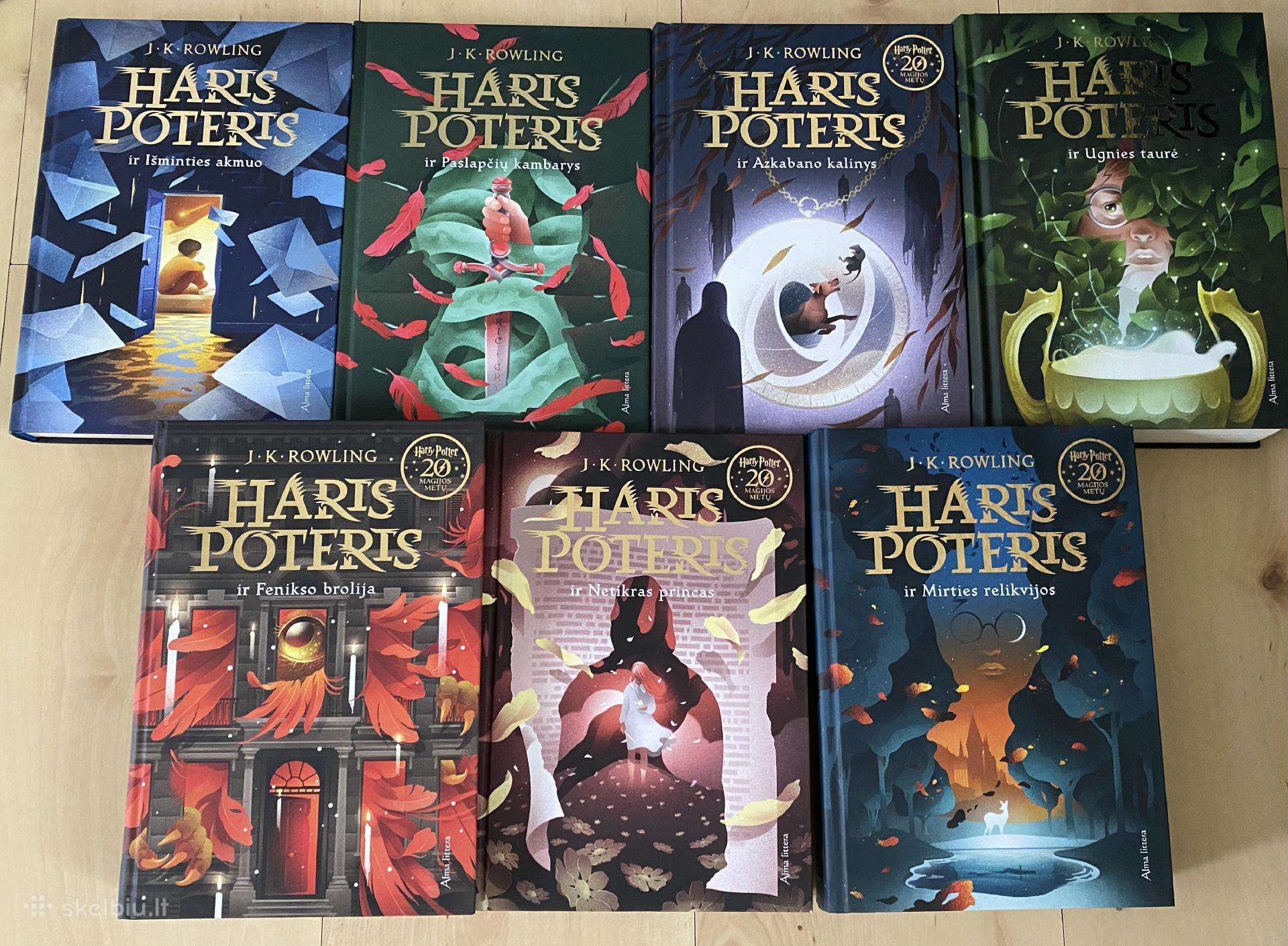2020 leidimo Haris Poteris knygos 1-7 dalys.