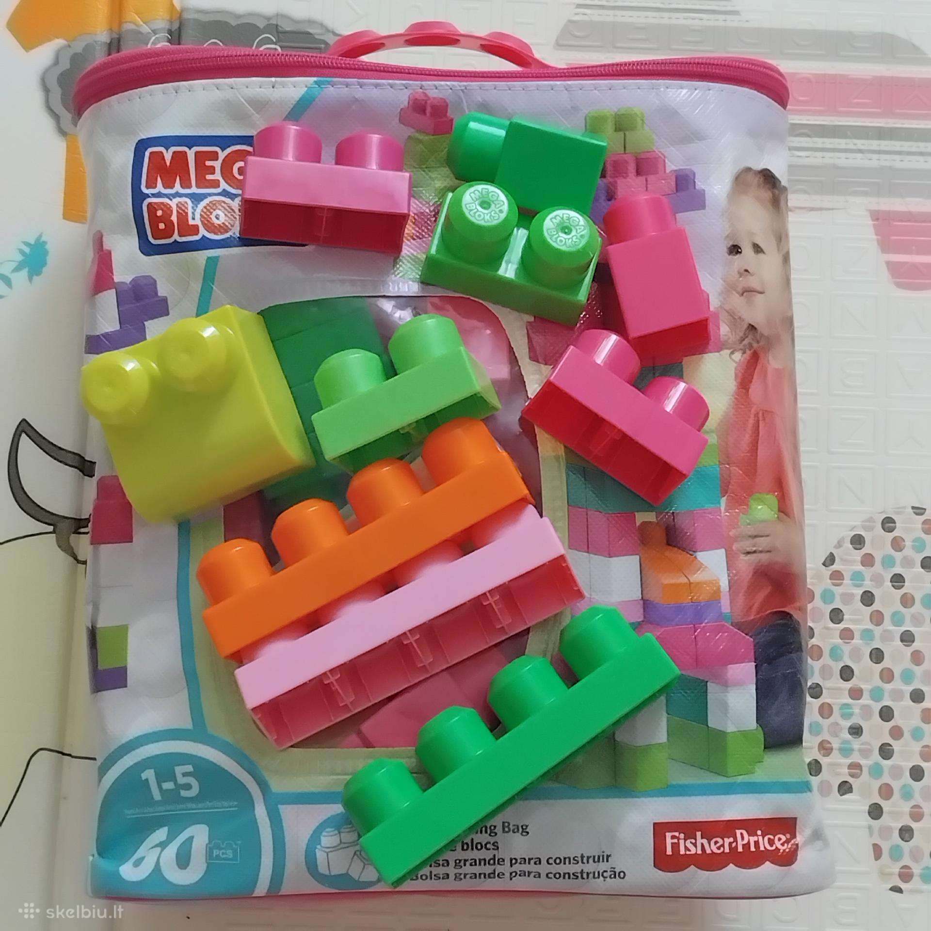 „Mega Bloks“ rinkinys su 60 detalių, +10 priedas
