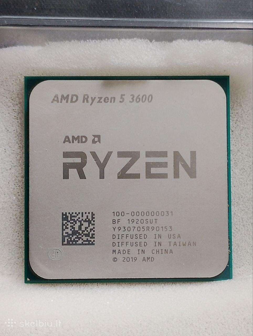 Amd Ryzen 5 3600, 3,2 MHz 6 cores