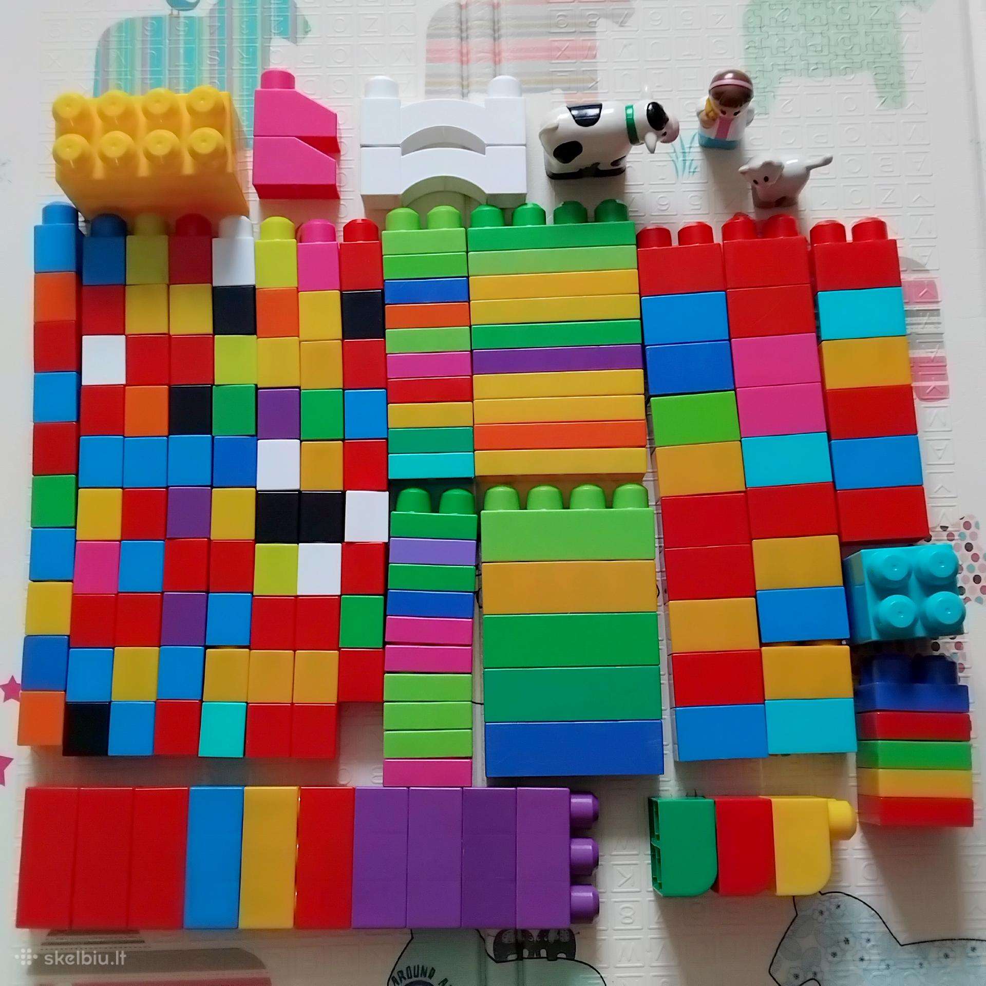 Didelis „Mega Bloks“ rinkinys,170 detalių + figūr