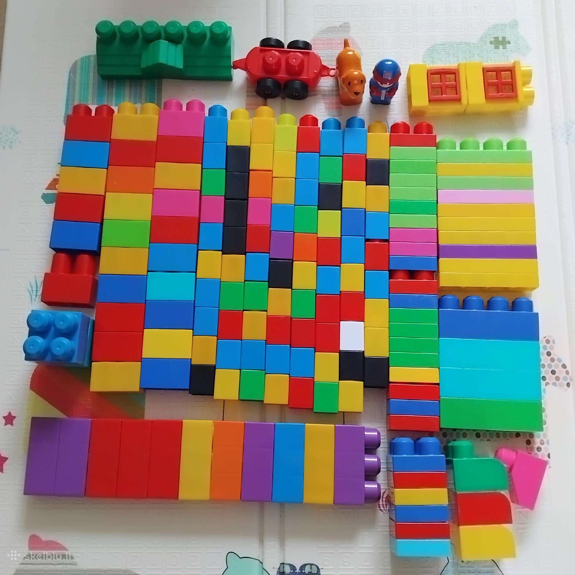Didelis „Mega Bloks“ rinkinys,170 detalių + figūr