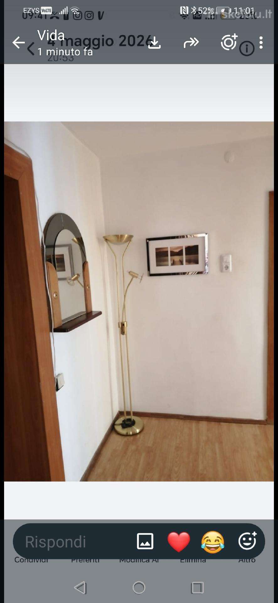 Toršeras su 2 šviestuvais