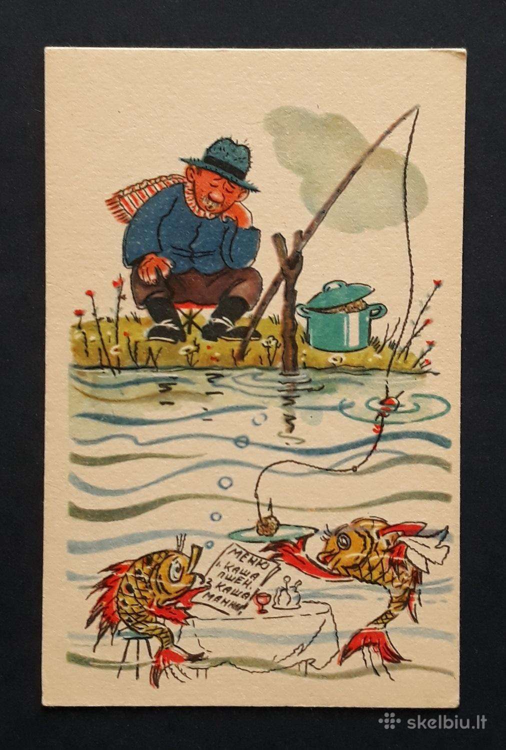 Humoras 1968 Žvejyba 13-3 švari