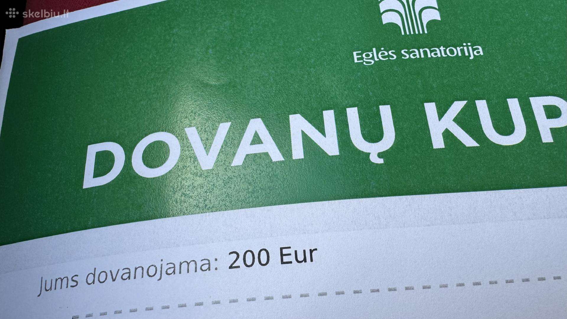 Parduodu Eglės kuponą
