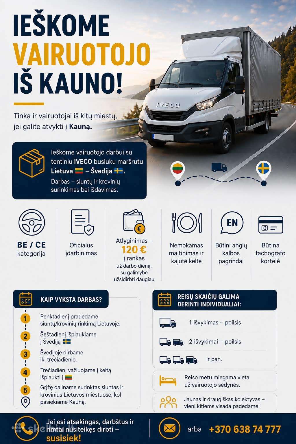 Ieškomas vairuotojas iš Kauno
