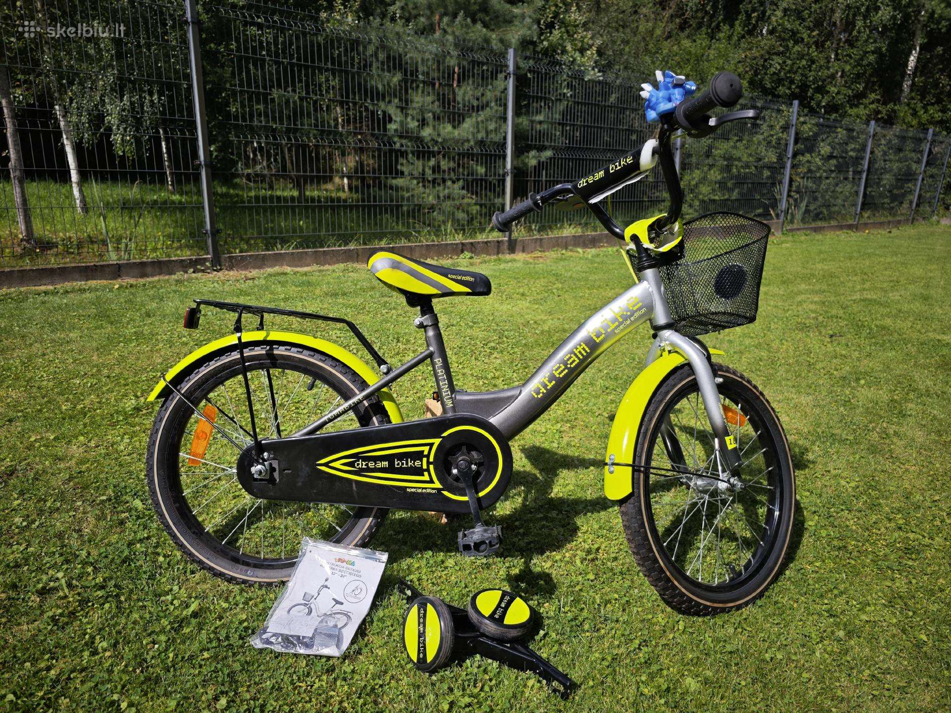 Nenaudotas 18" Vaikiškas dviratis Toma Bike