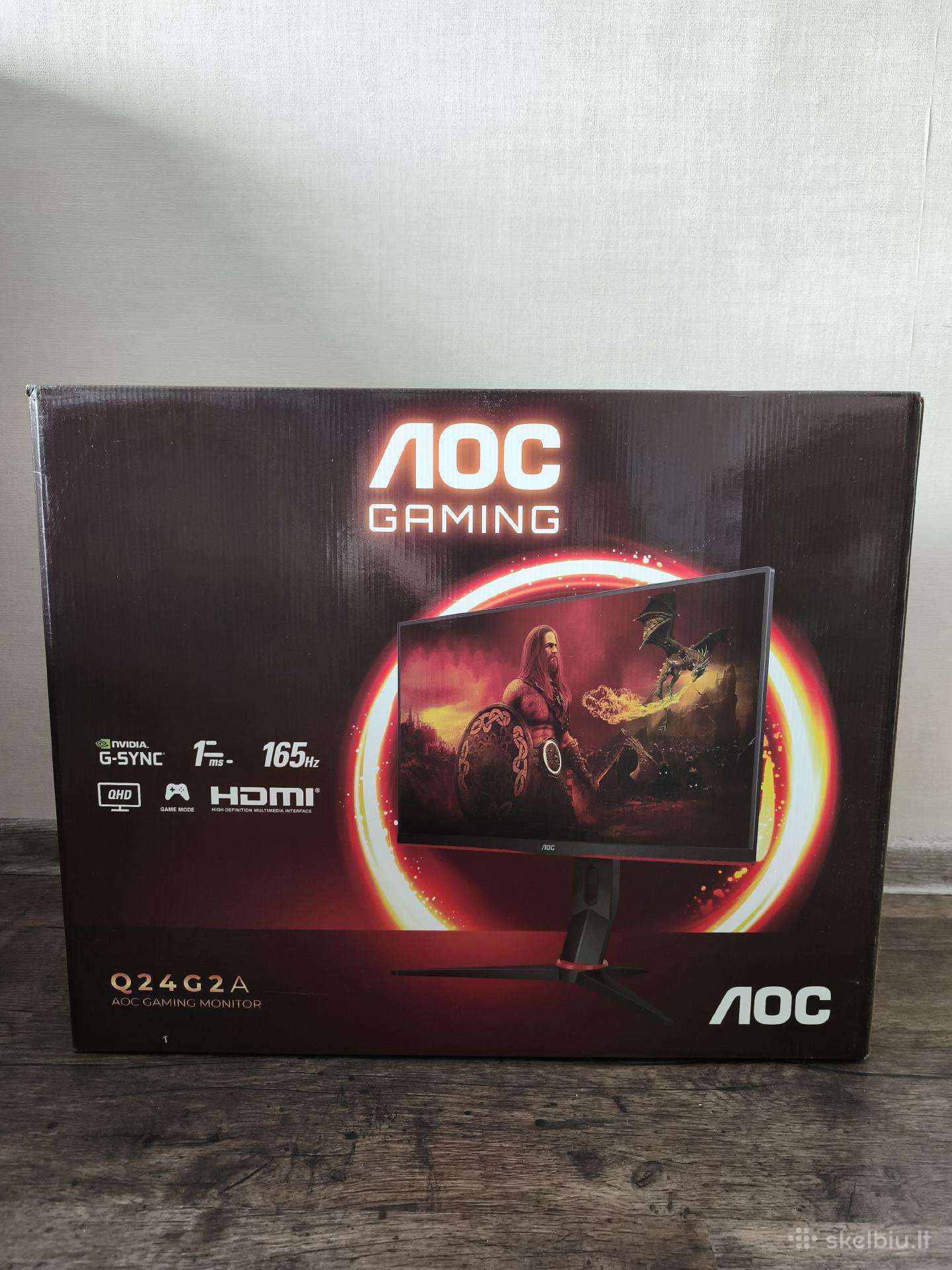 Aoc Q24g2a 165hz 1440p Ips monitorius