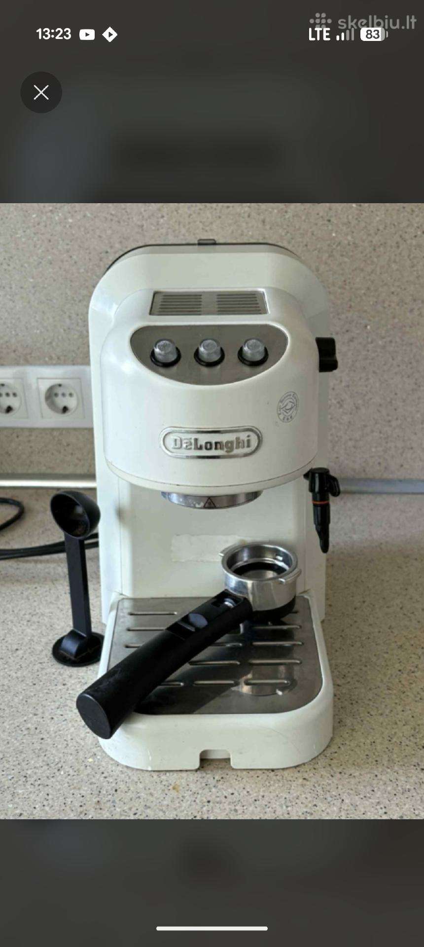 Delonghi ec251 kavos aparatas + kavamalė!