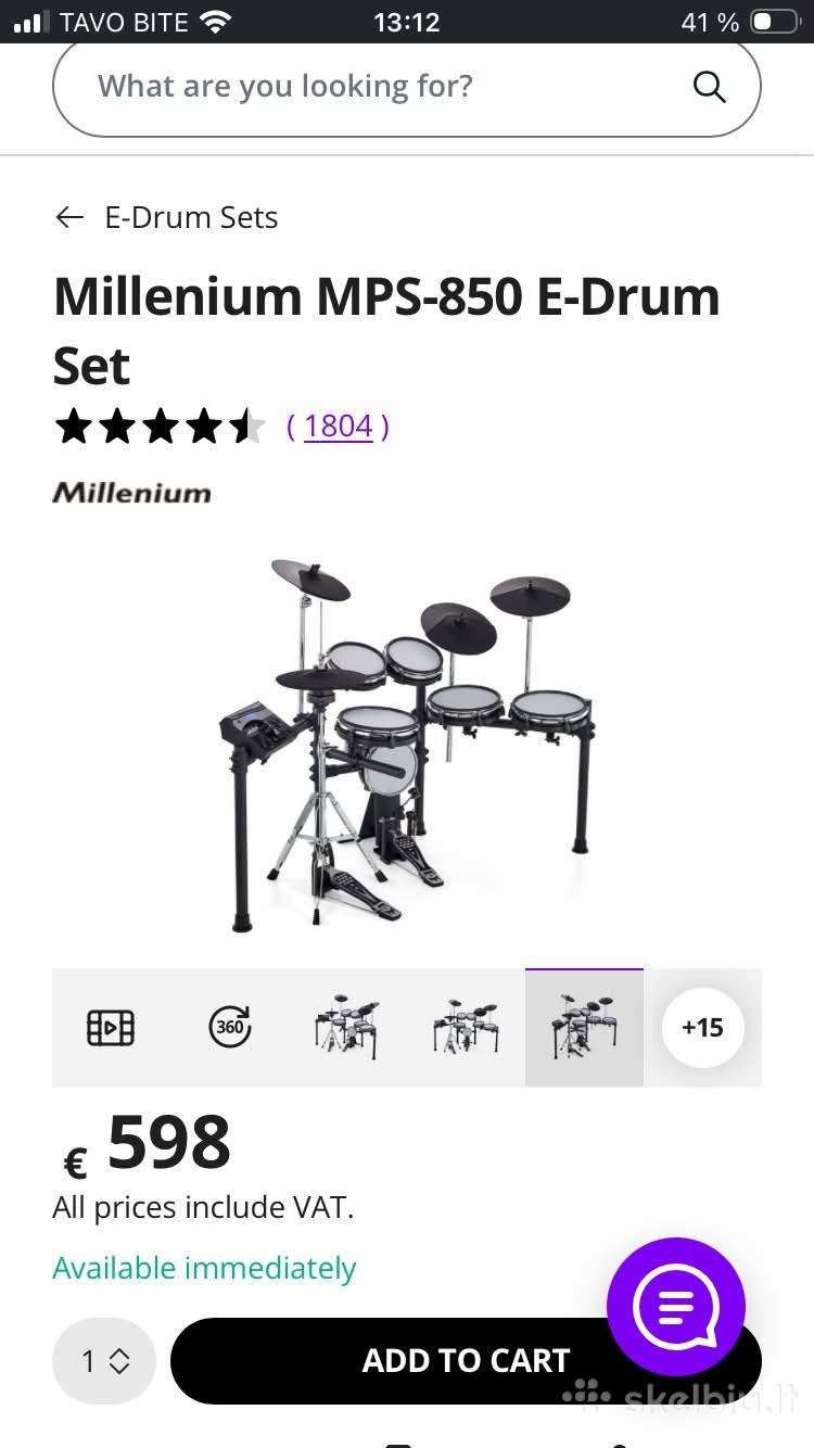 Millenium Mps-850 elektriniai būgnai