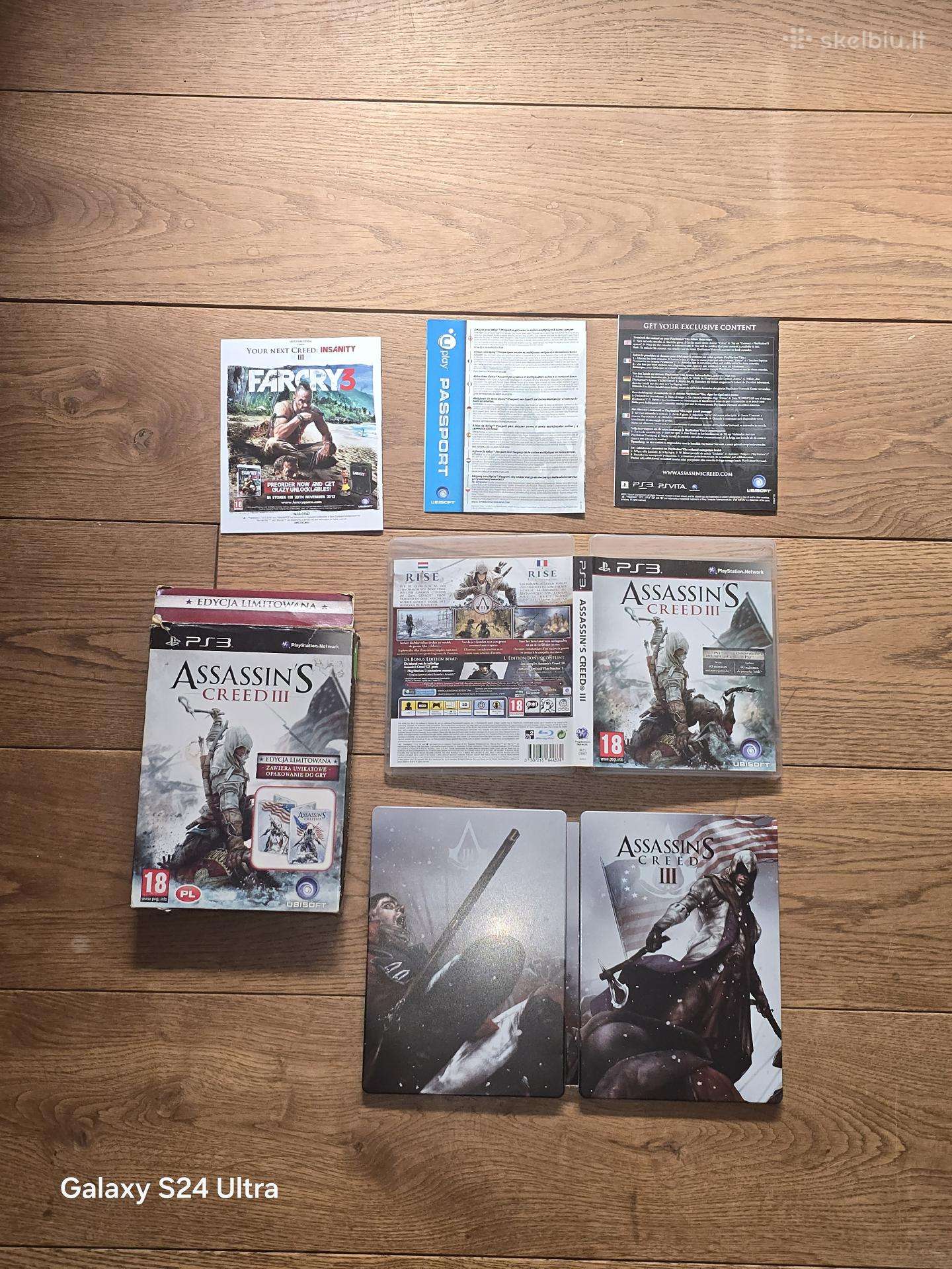 Assassin's creed 3 limited edition steelbook