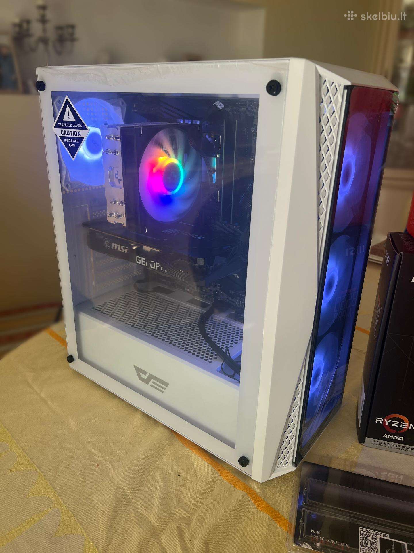 Stacionarus Kompiuteris Rtx 3060ti - Ryzen 7 3700x