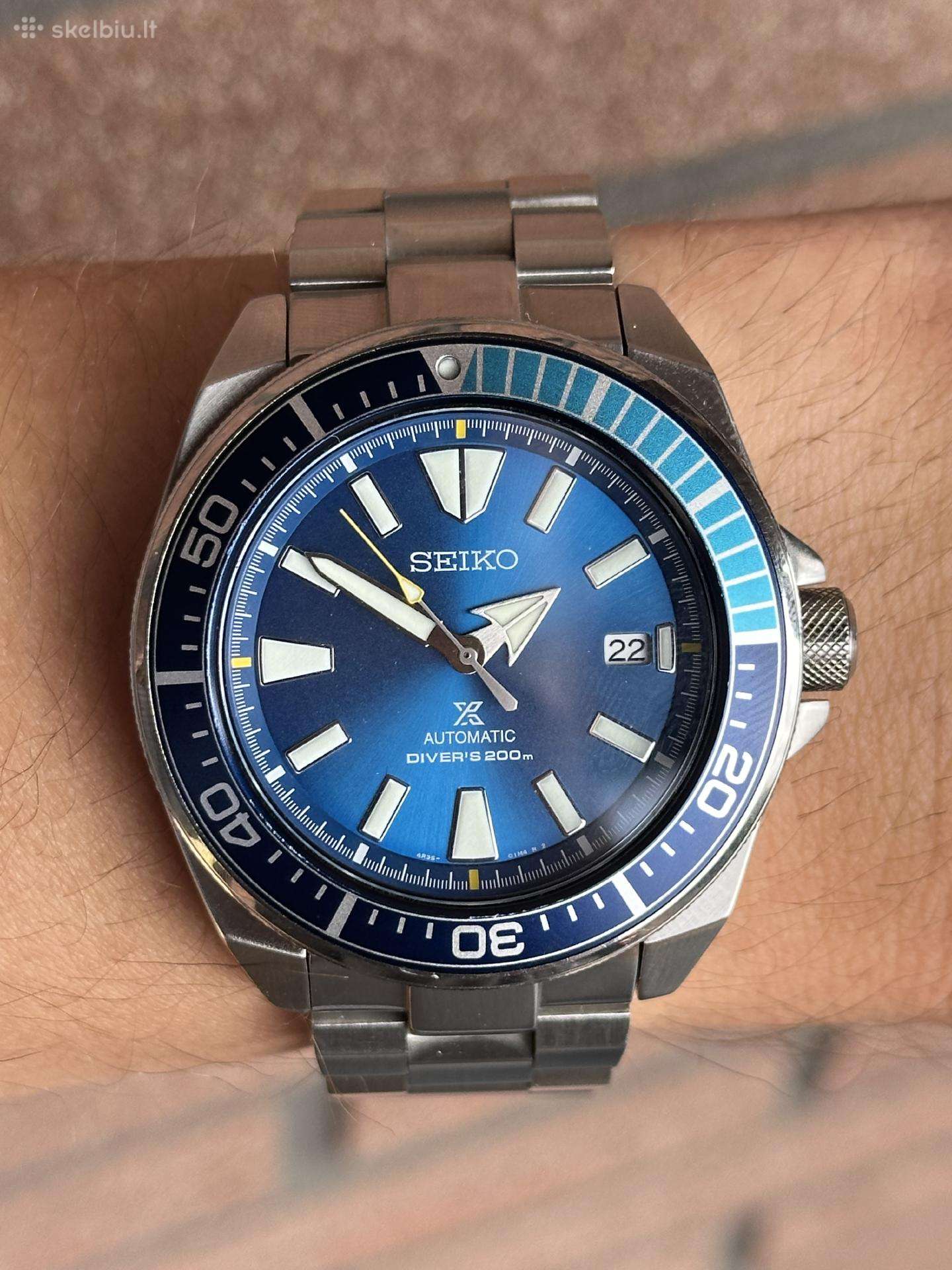 Seiko Prospex Samurai 'Blue Lagoon' Srpb09k1