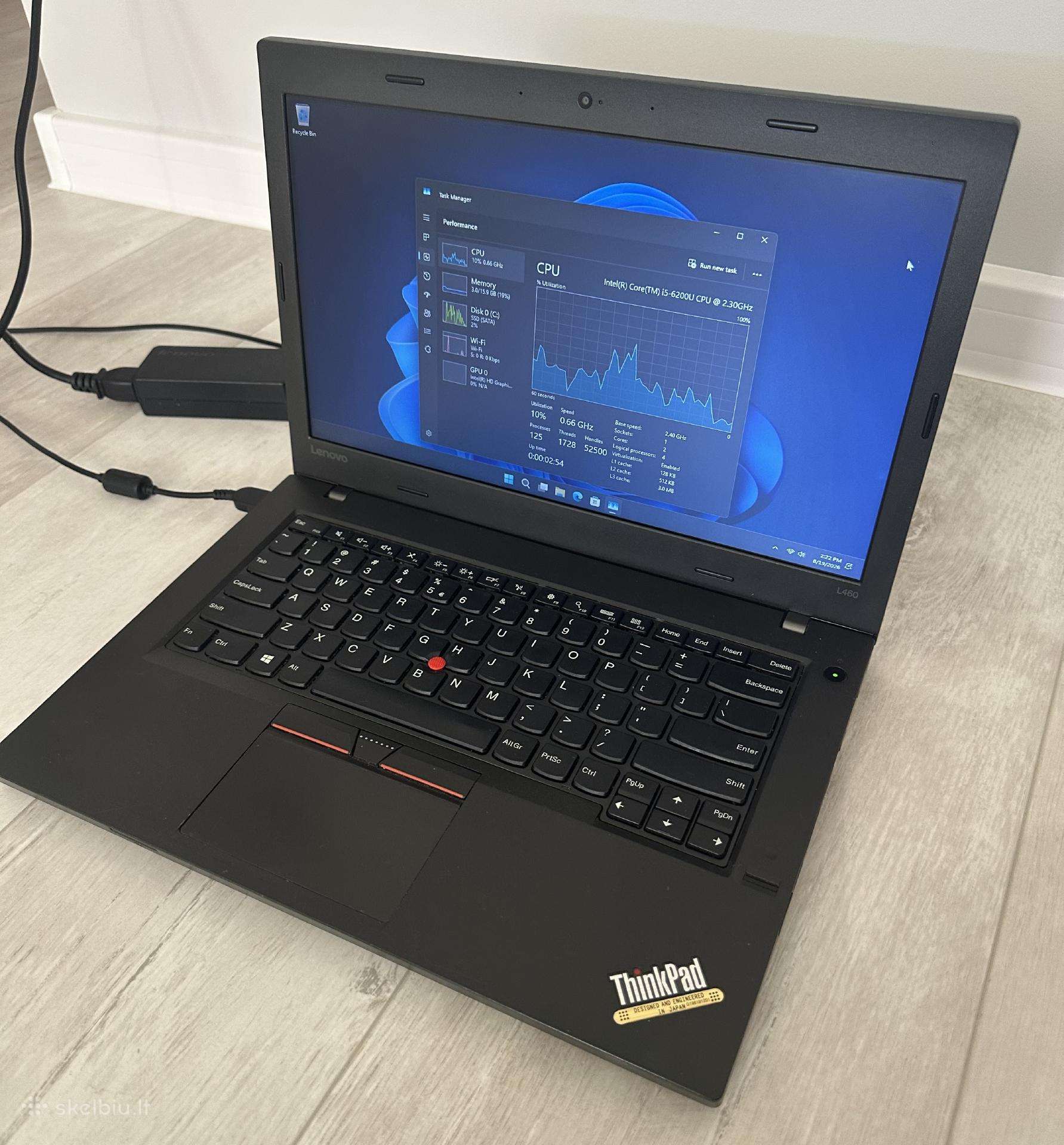 Lenovo Thinkpad L460 nešiojamas kompiuteris