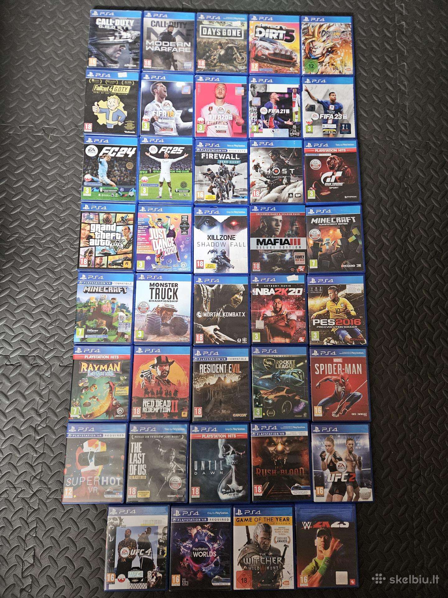 Įvairūs ps4 žaidimai
