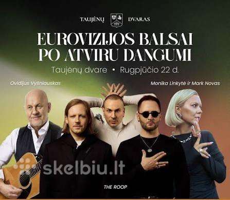 Taujėnų dvare koncertas 08.22.
