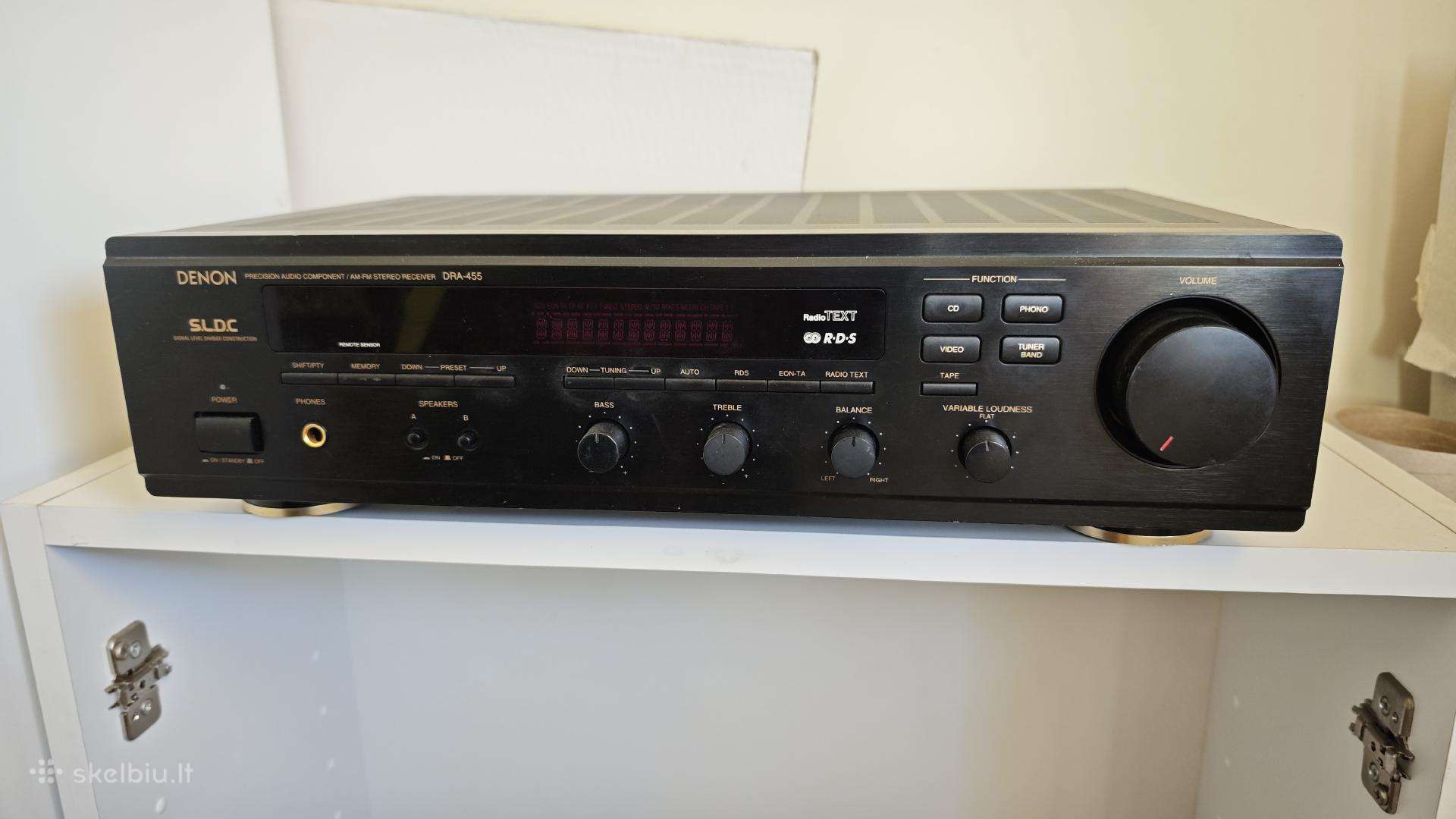 Denon dra-455 garso stiprintuvas