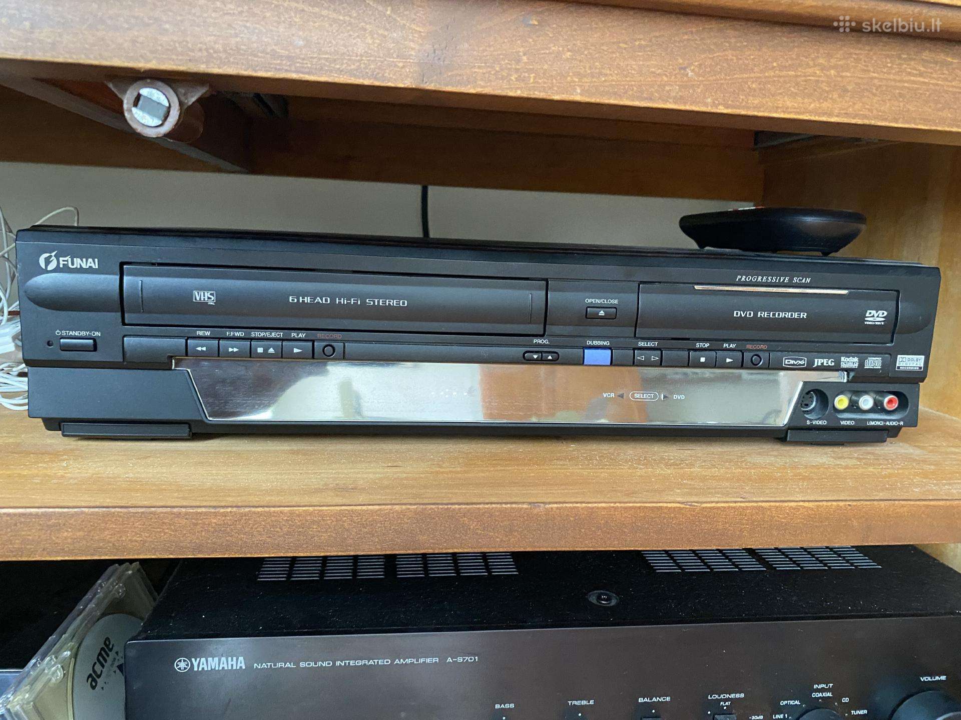 Video magnetofonas dvd grotuvas