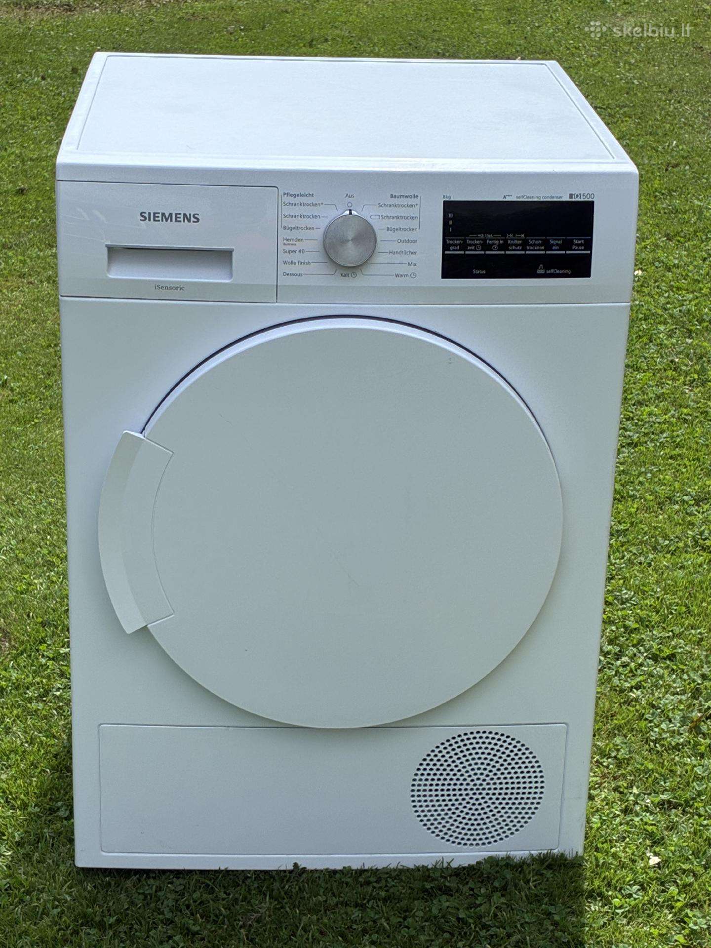 Siemens iq500, 8kg, suteikiame garantiją.