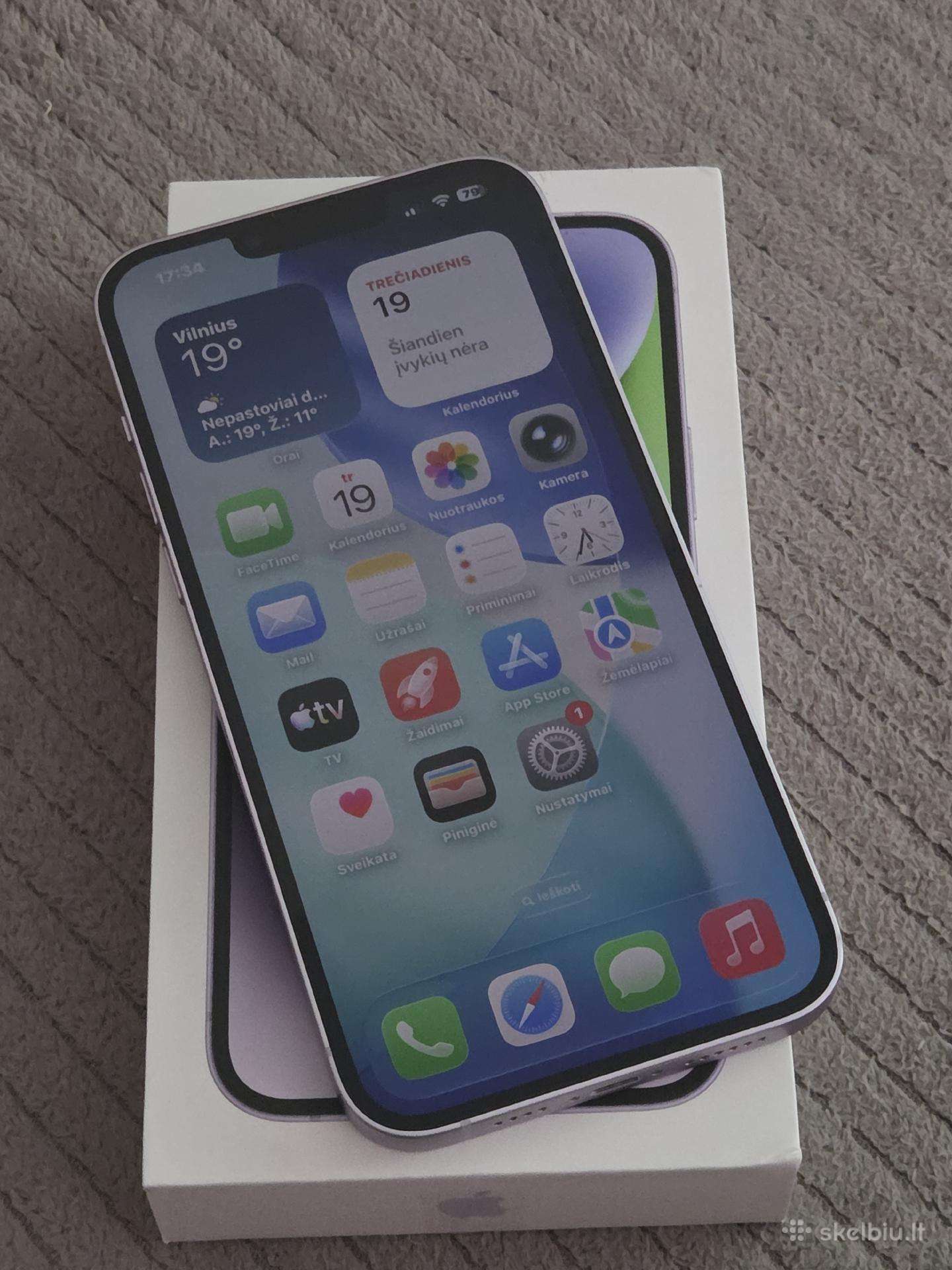 iPhone 14 plus purple